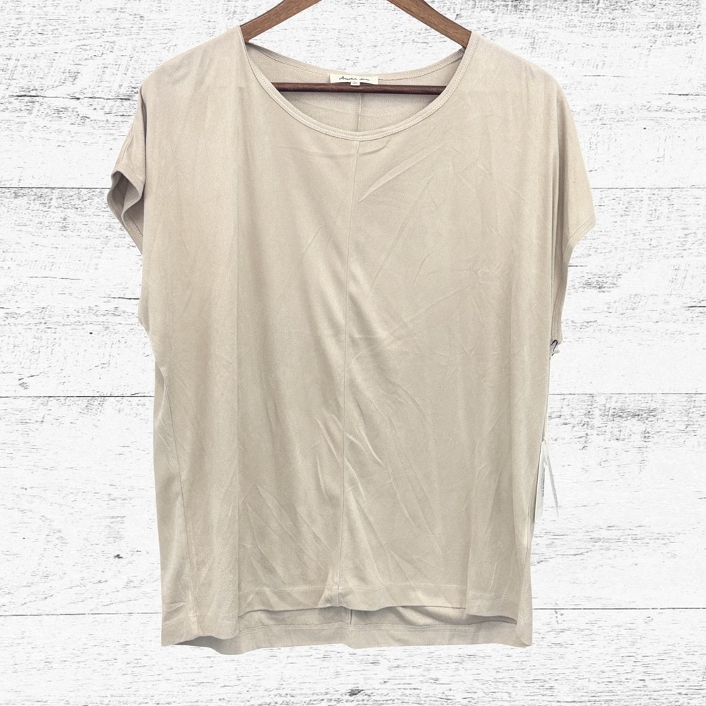 Another Love Cream Cap Sleeve Relaxed Tee